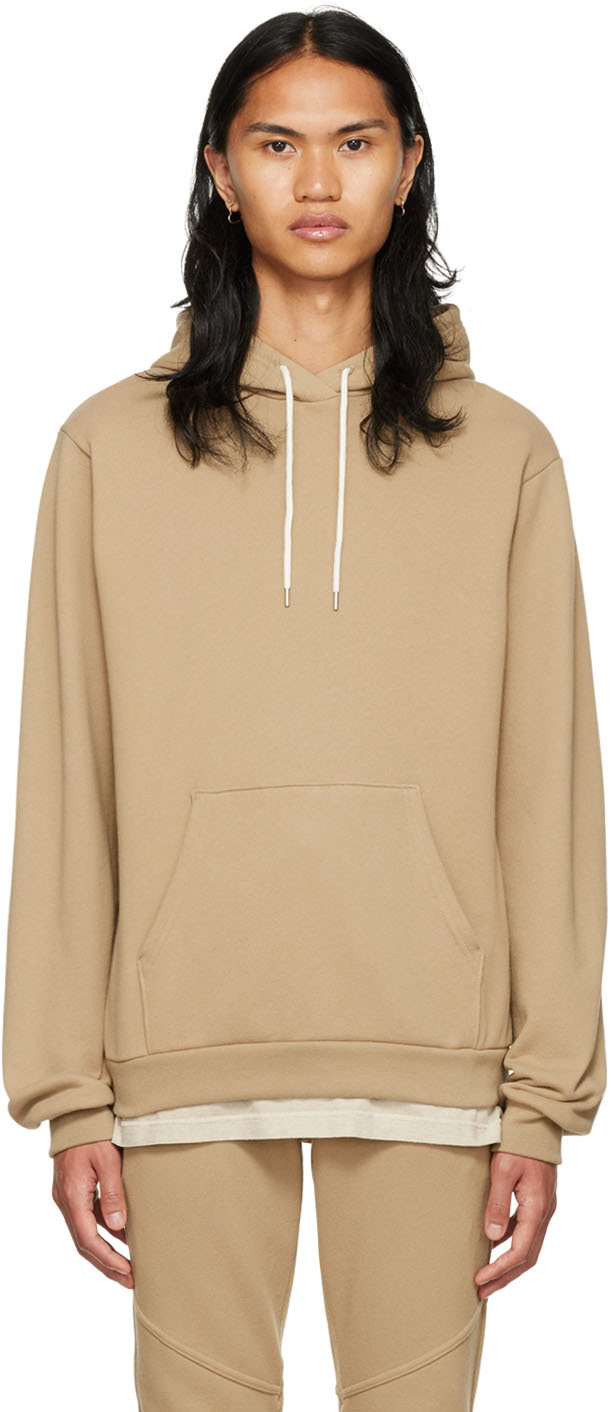 John Elliott Tan Beach Hoodie