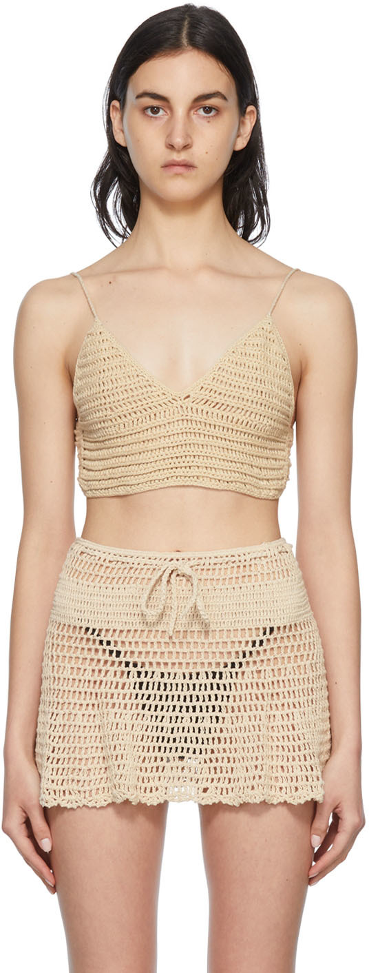 Akoia SSENSE Exclusive Beige Camisole