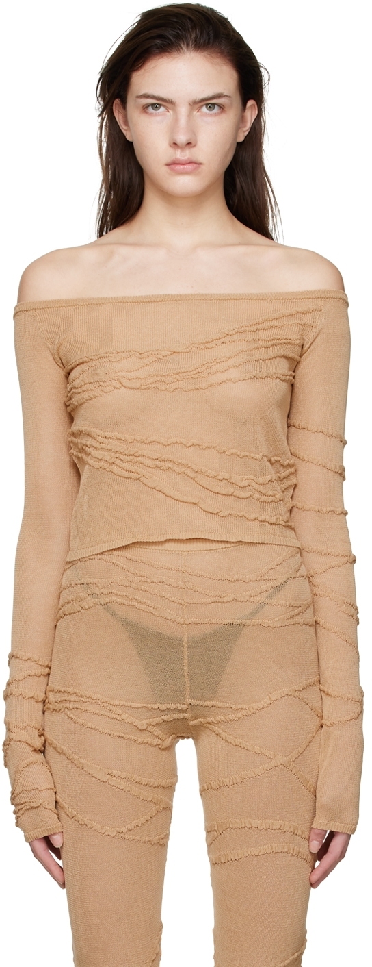 SUBSURFACE SSENSE Exclusive Tan Death of Cleopatra T-Shirt