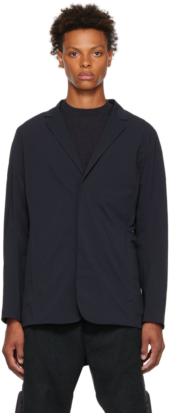 Veilance Black Nylon Blazer