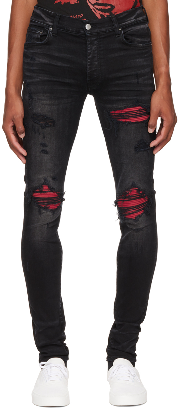 AMIRI Black Ultra Suede MX1 Jeans