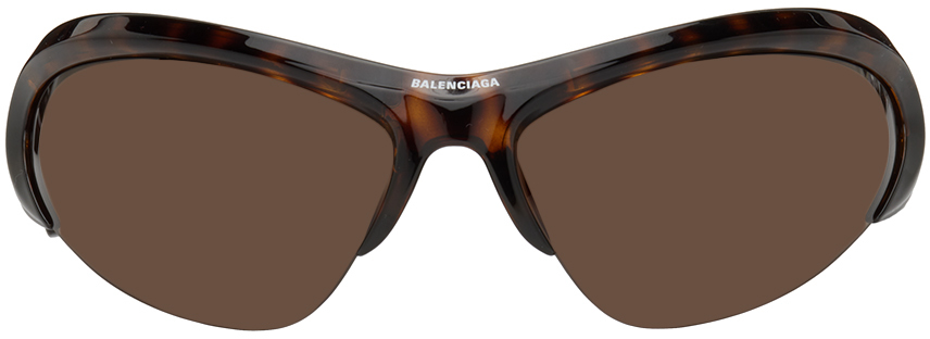 Balenciaga Tortoiseshell Wire Cat Sunglasses