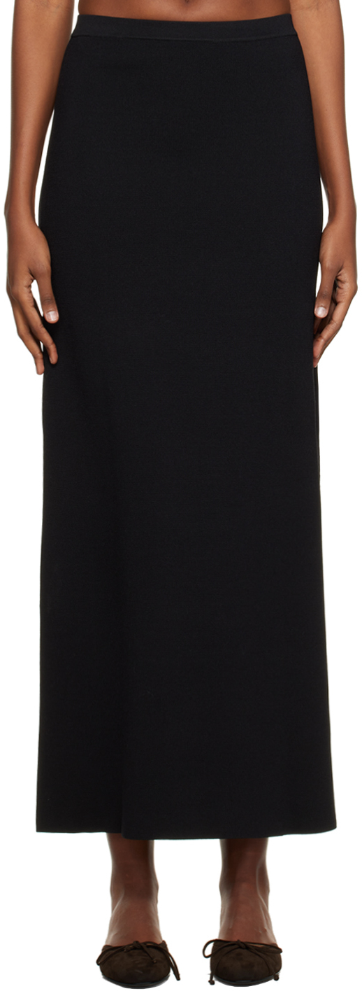 SIR. Black Aude Maxi Skirt