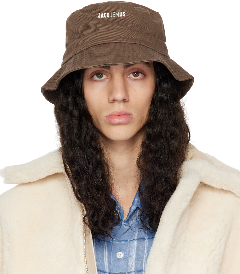 Jacquemus Brown Le Papier 'Le Bob Gadjo' Bucket Hat