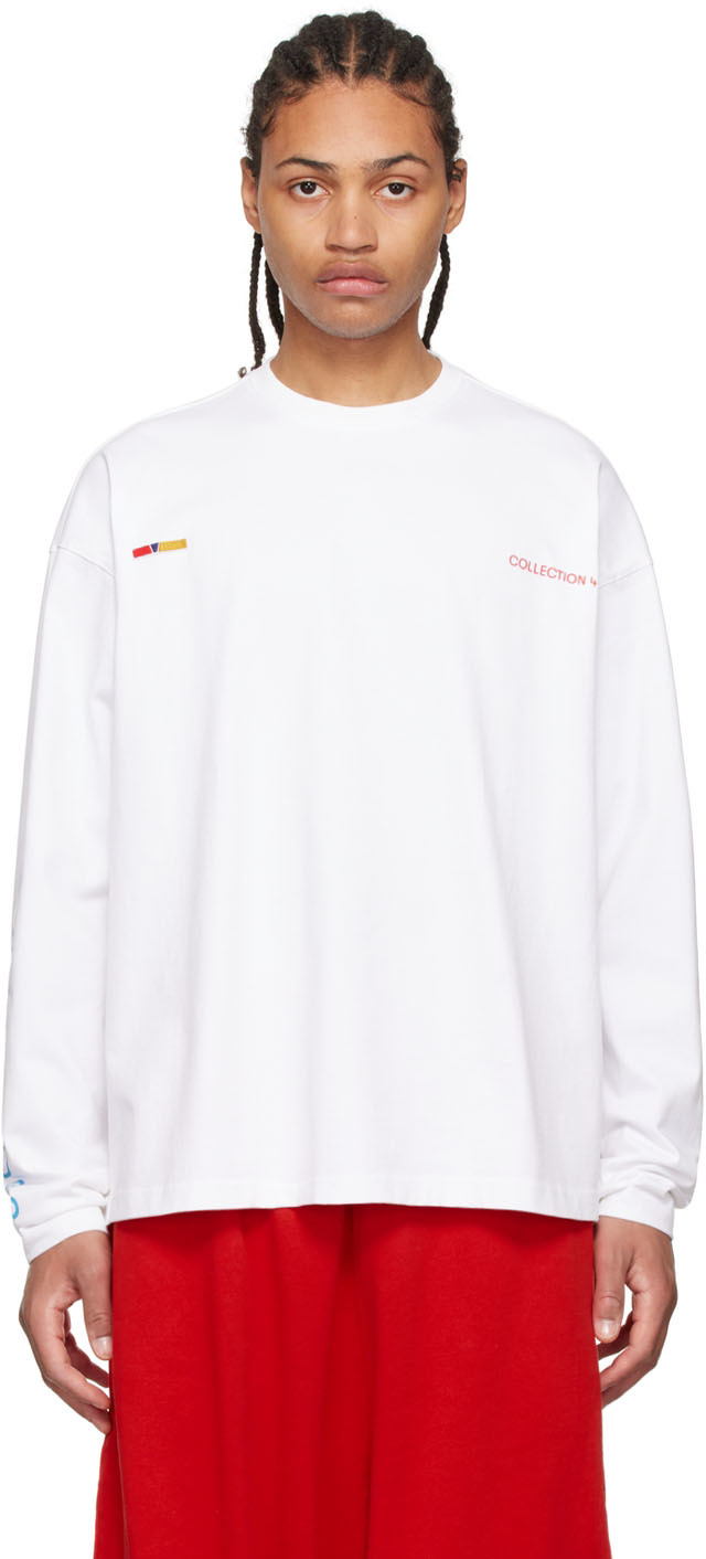 Reebok by Pyer Moss White Cotton T-Shirt