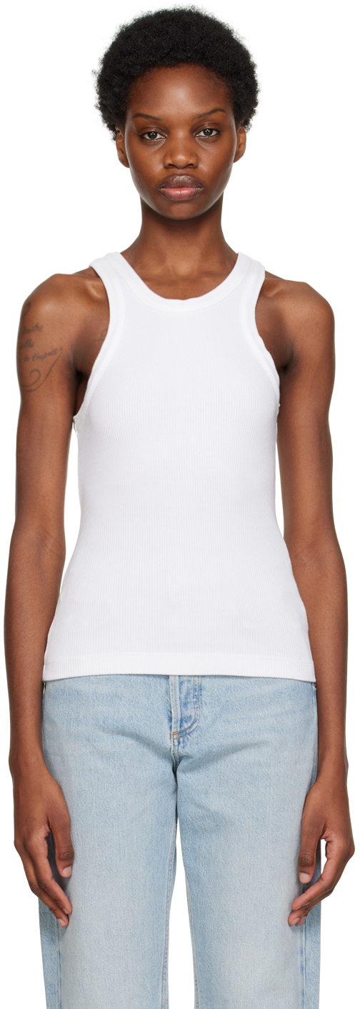 AGOLDE White Bailey Tank Top