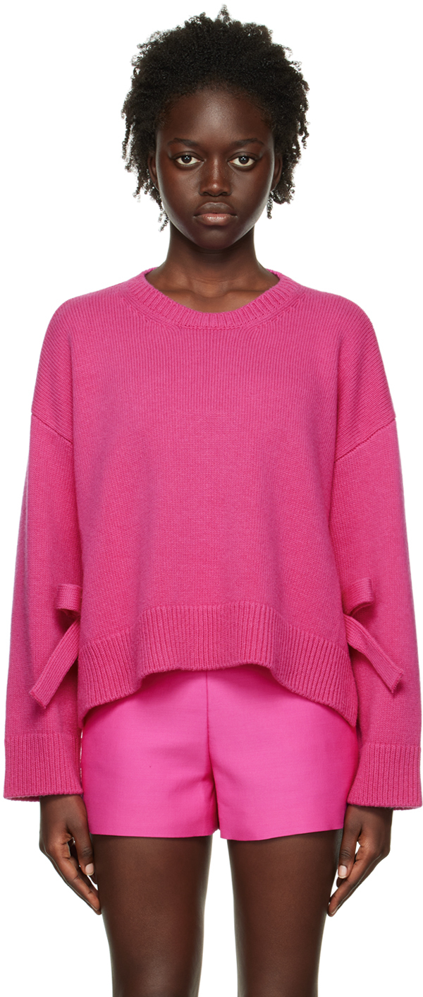 Valentino Pink Ribbon Sweater