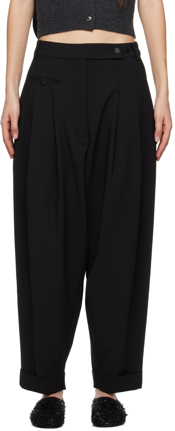 Cordera Black Carrot Trousers