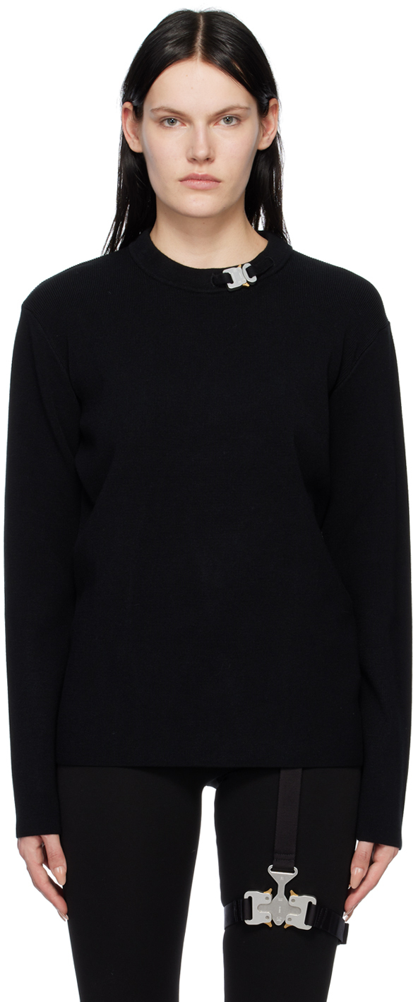 1017 ALYX 9SM Black Buckle Sweater