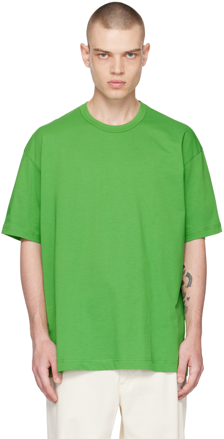 Comme des Garçons Shirt Green Crewneck T-Shirt