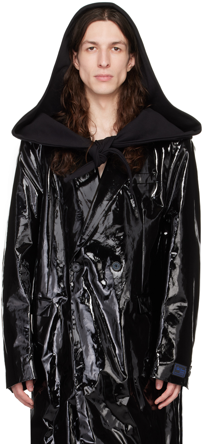 Raf Simons Black Big Fleece Hood