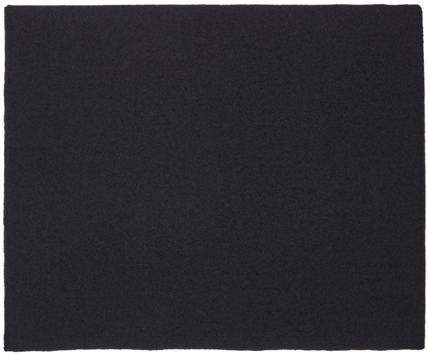 Officine Générale Navy Japanese Wool Scarf