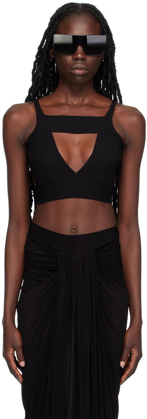 Rick Owens Black Sling Tank Top