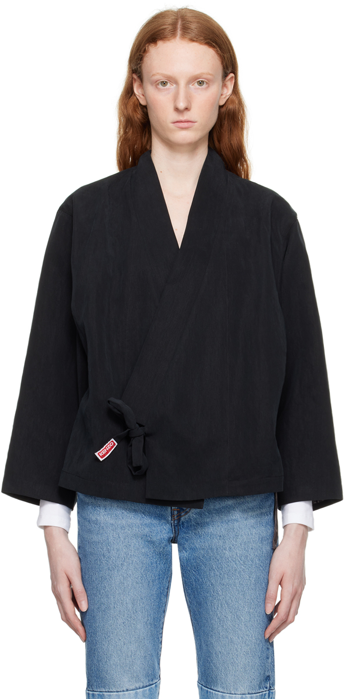 Kenzo Black Kenzo Paris Kimono Jacket