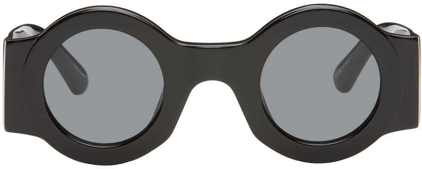 Dries Van Noten Black Linda Farrow Edition 98 Sunglasses