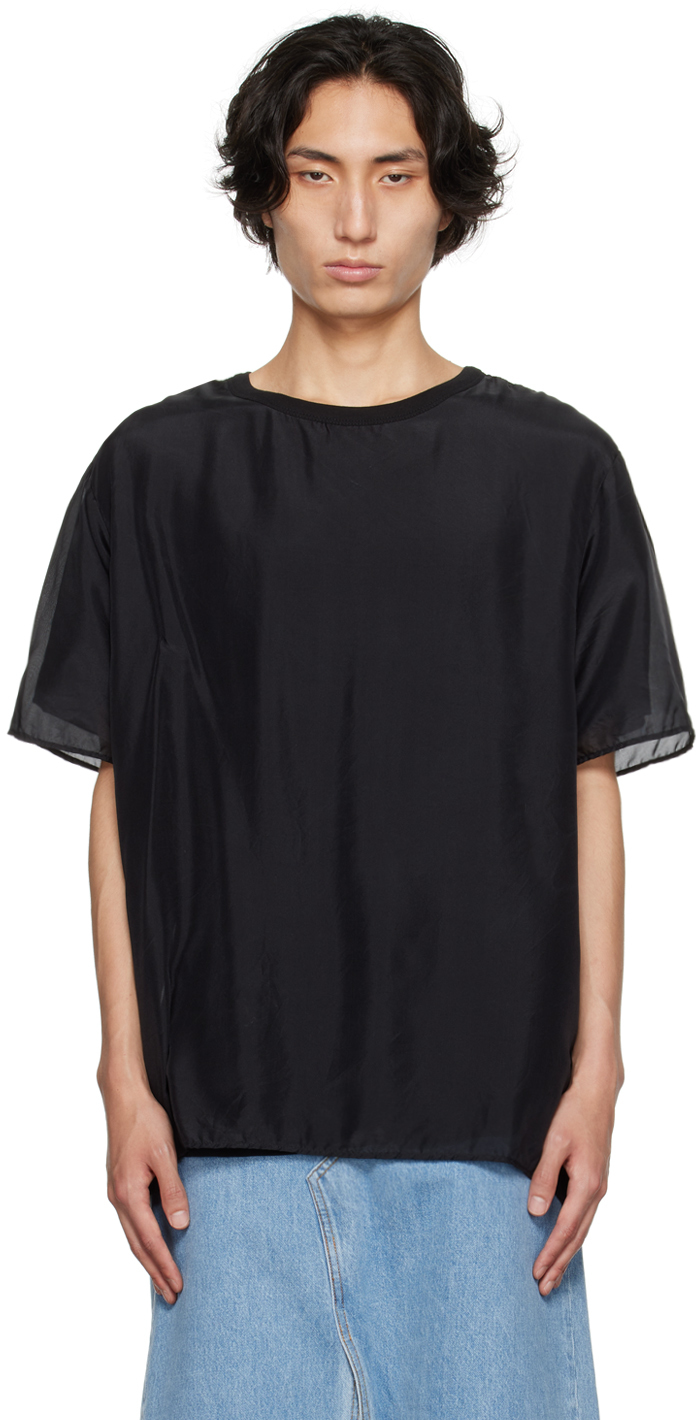 Dries Van Noten Black Layered T-Shirt