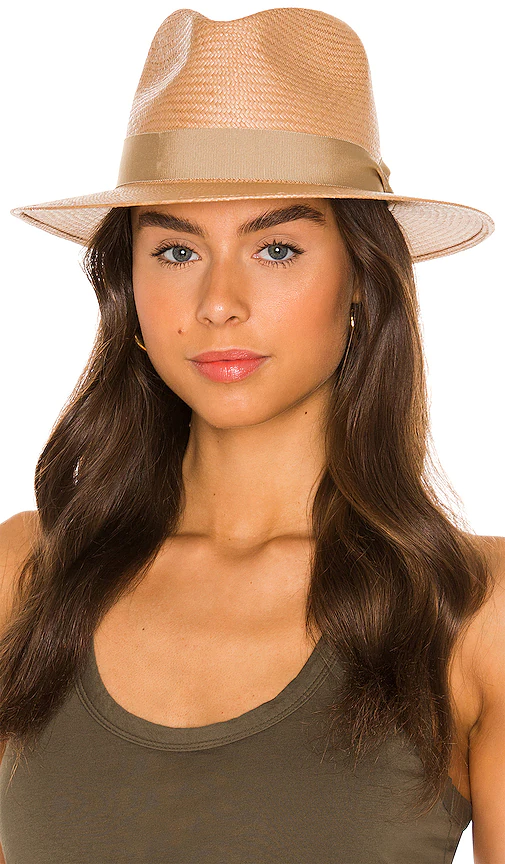 Rag & Bone Panama Hat in Neutral. Size L.