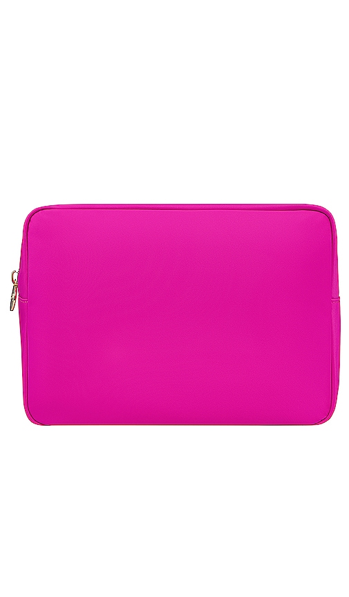 Stoney Clover Lane Nylon Large Pouch in Fuchsia.