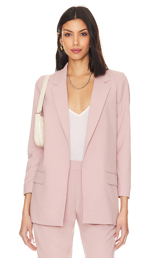 ALLSAINTS Aleida Tri Blazer in Pink. Size 0, 2, 4, 6.