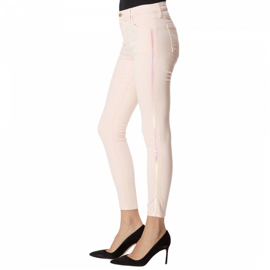 Pink Alana Skinny Stretch Jeans