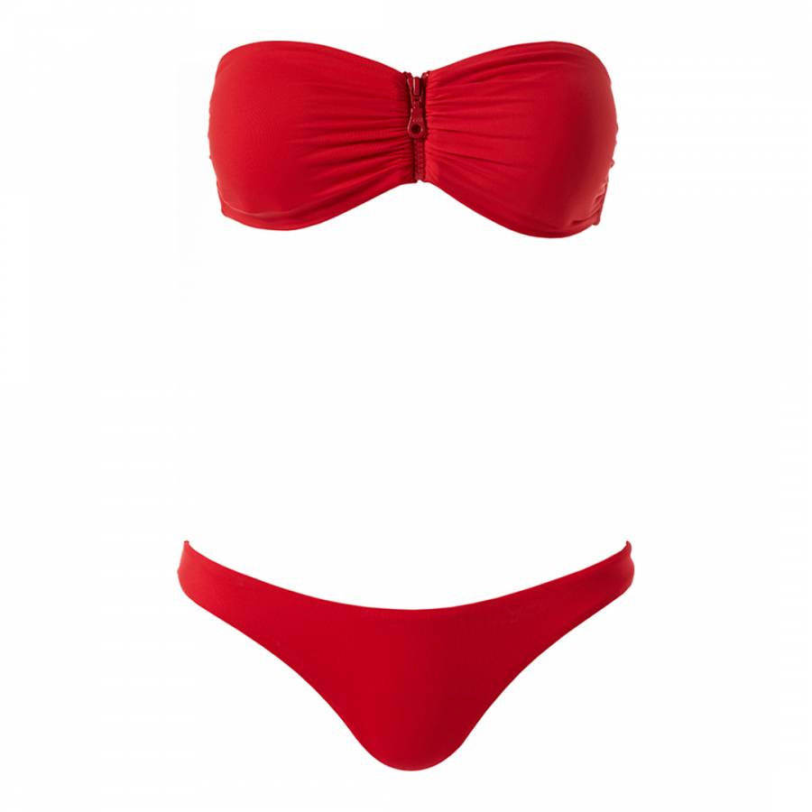 Red Cayman Bikini Bottom