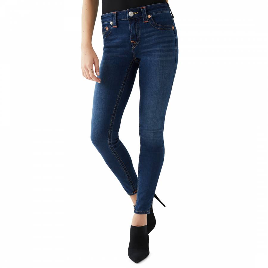 Mid Blue Jennie Skinny Stretch Jeans