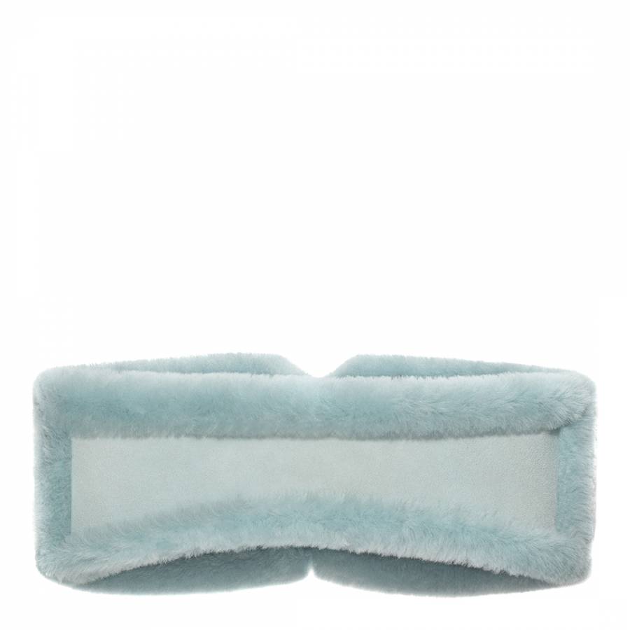 Light Blue UGG Sheepskin Suede Headband