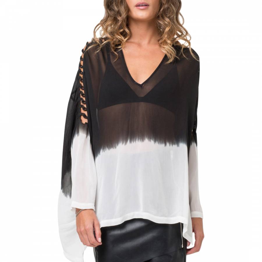 Black/White Paradise Top