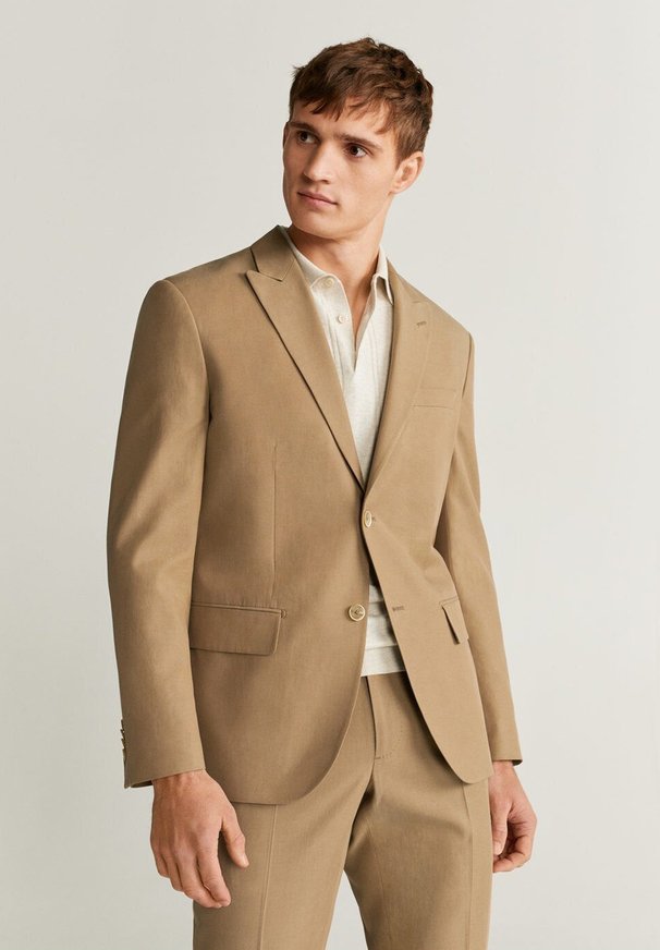 MORROCCO - Blazer jacket - medium brown