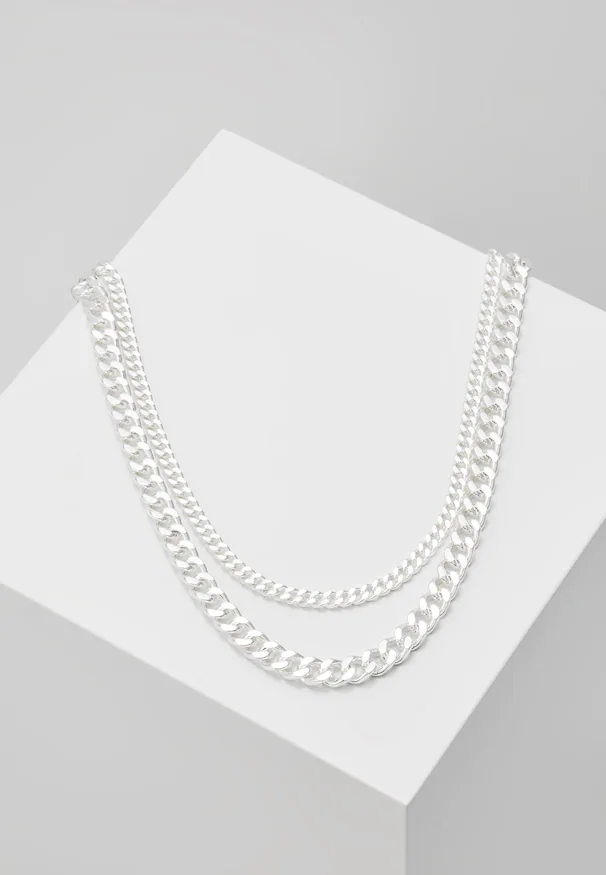 NECKLACE 2 PACK - Necklace - silver-coloured