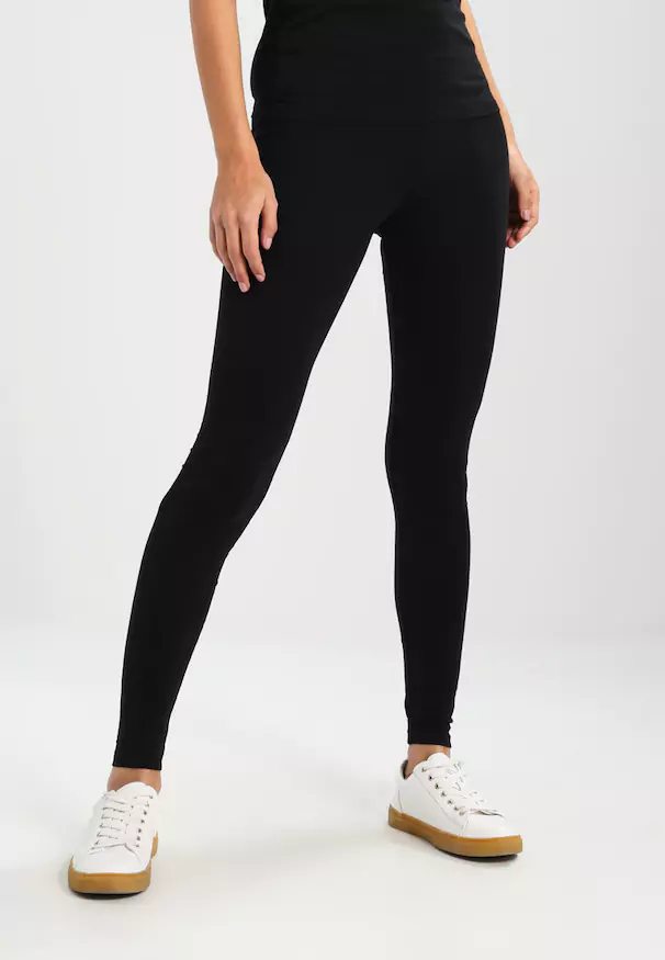 Leggings - Trousers - black