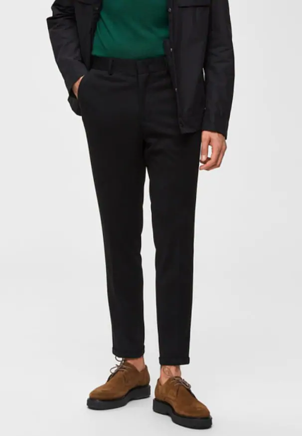 Trousers - black