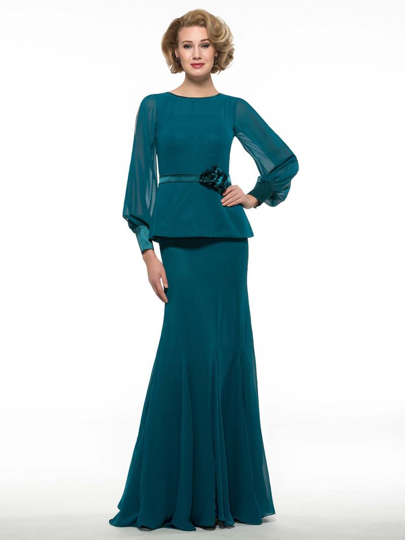 Ericdress Elegant Long Sleeves Mother Of The Bride Dress