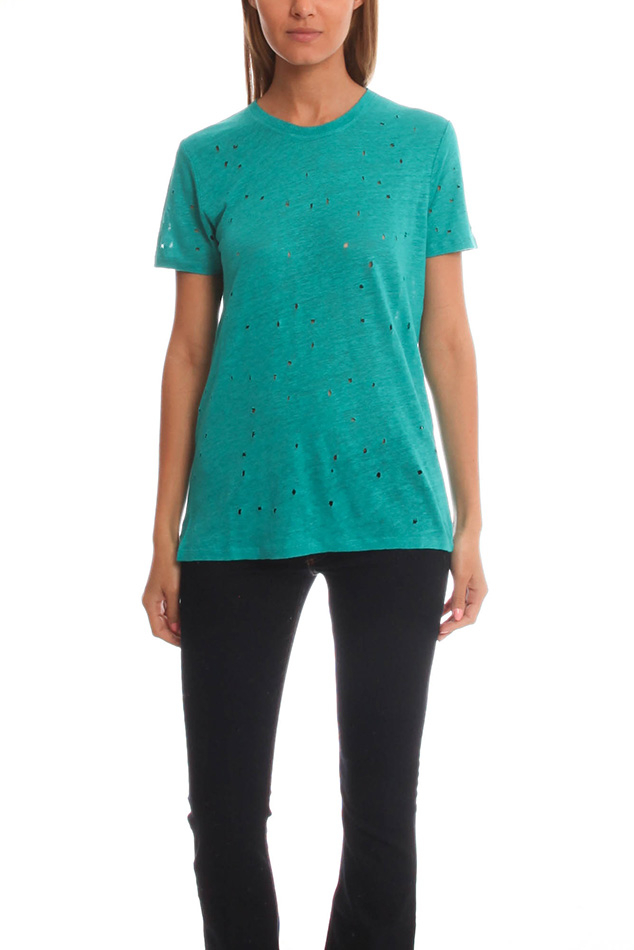 Women's IRO Clay Classic T-Shirt in Green, Size XS