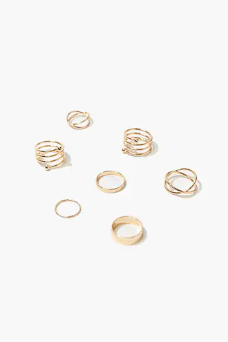 Forever 21 Assorted Ring Set , Gold