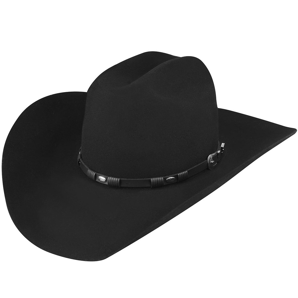 Landry 2X Cowboy Western Hat - Black/7 1/2