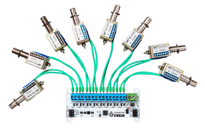 Octofet with solenoids