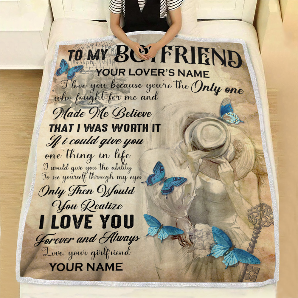 Dear Sister If I Could Give You One Thing In Life Fleece Blanket