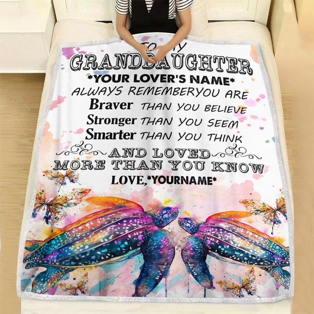 Personalized Blanket For Granddaughter