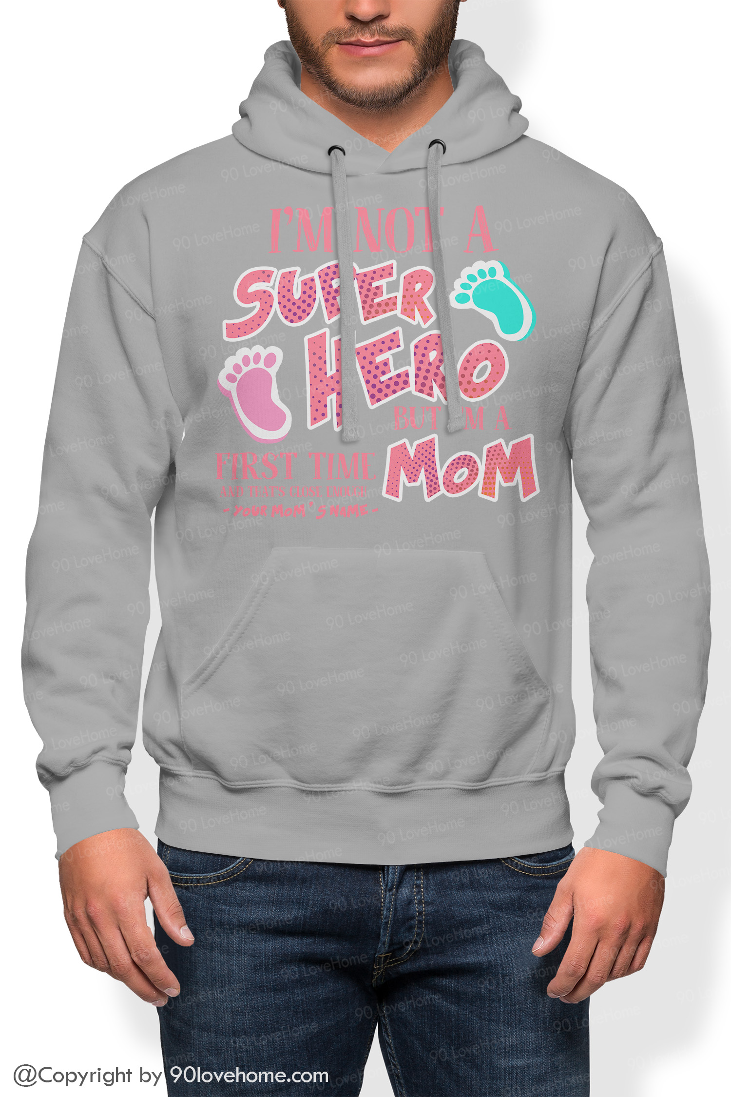 TOOLOUD Im a Mom Whats Your Superpower Hoodie Sweatshirt 
