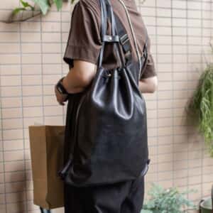 ナップサックブラック　エイジング