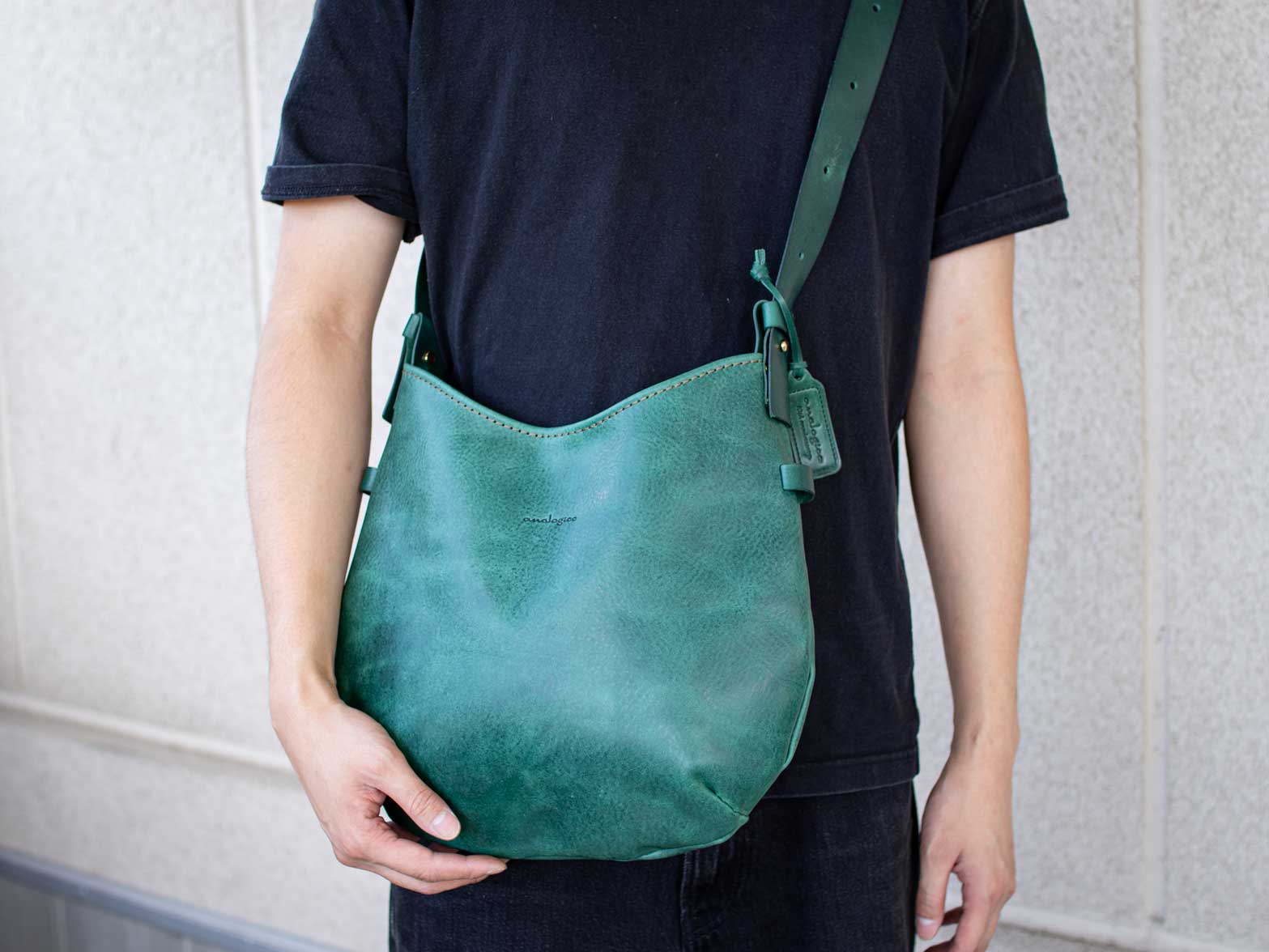 アナロジコ マロンバッグ 限定ブルー マロンバッグ |analogico