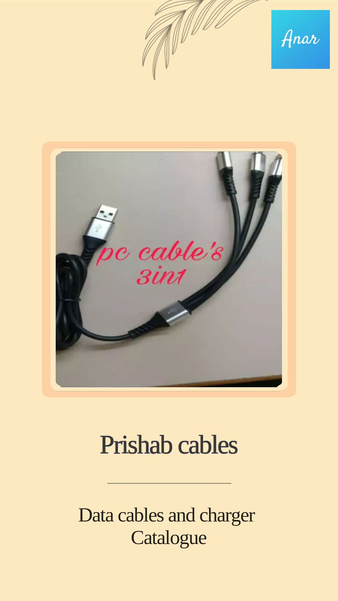 Thumbnail of video titled Data cables and charger 