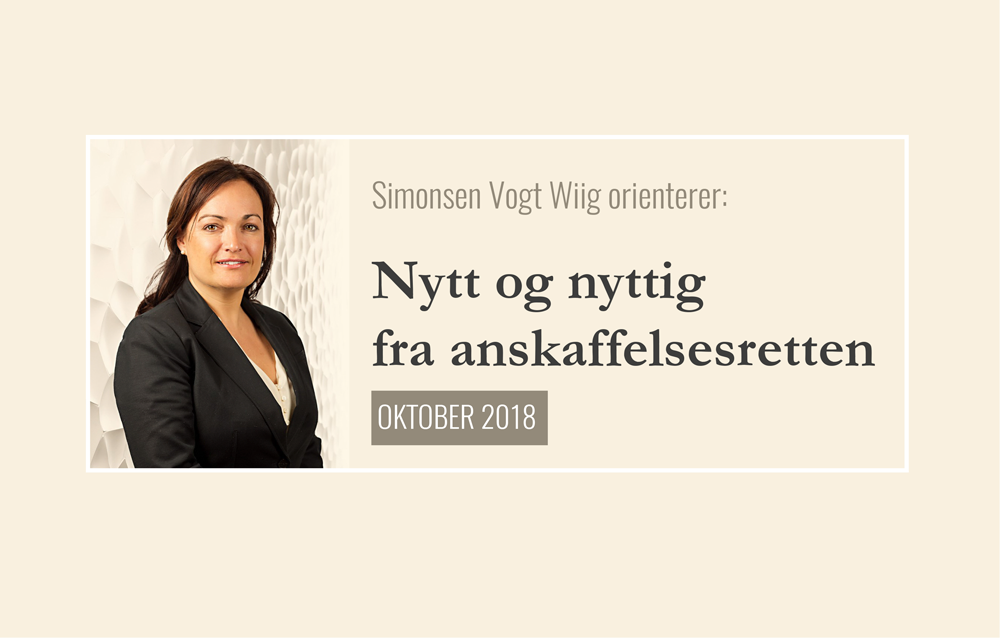 Anbud365: Nytt og nyttig fra anskaffelsesretten