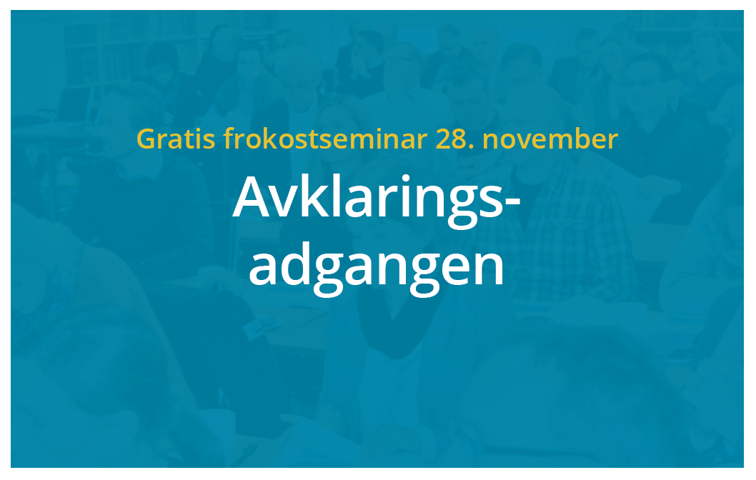 Anbud365: Anbud365 inviterer til frokostseminar om avklaringsadgangen