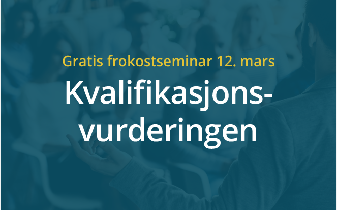 Anbud365: Klart for nytt Anbud365-seminar Utfordringer knyttet til kvalifikasjonsfasen