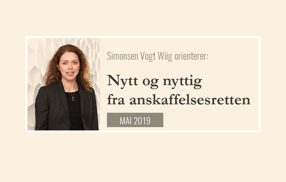 Anbud365: Nytt og nyttig fra anskaffelsesretten - mai