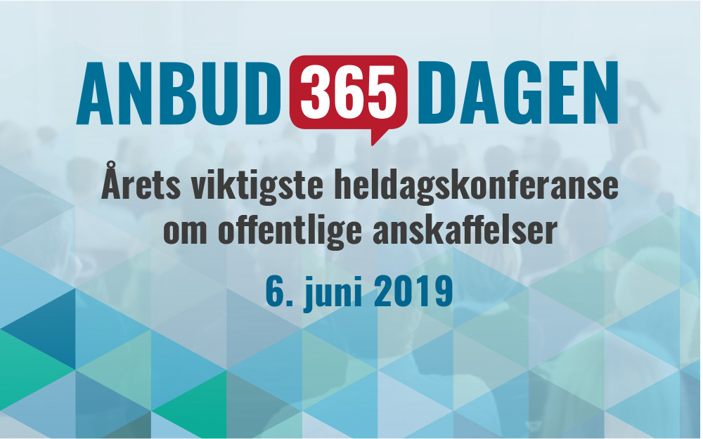 Anbud365: Anbud365-dagen - fortsatt er det ledige plasser, meld deg på!