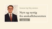 Anbud365: Nytt og nyttig fra anskaffelsesretten - juni