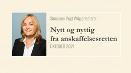 Anbud365: Nytt og nyttig fra anskaffelsesretten -okt 2021